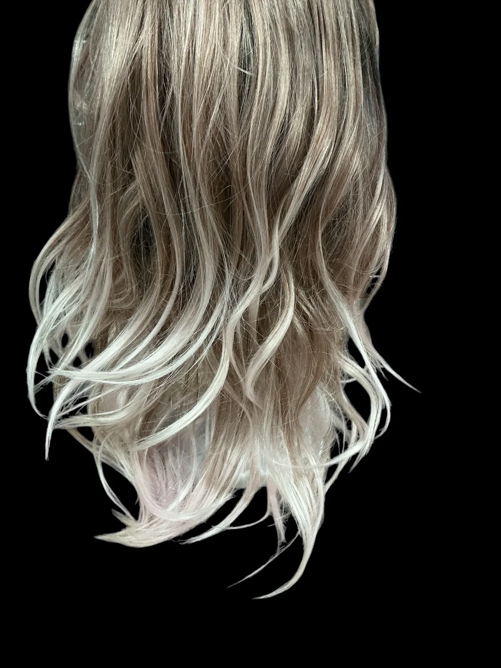 CSC Jesslyn Luxe Ombre Long Wavy Women's Wig - Pink Blonde